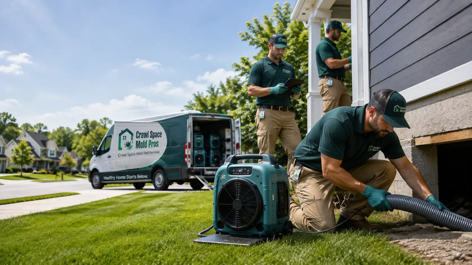Crawl Space Mold Removal in Elkhart Lake, WI